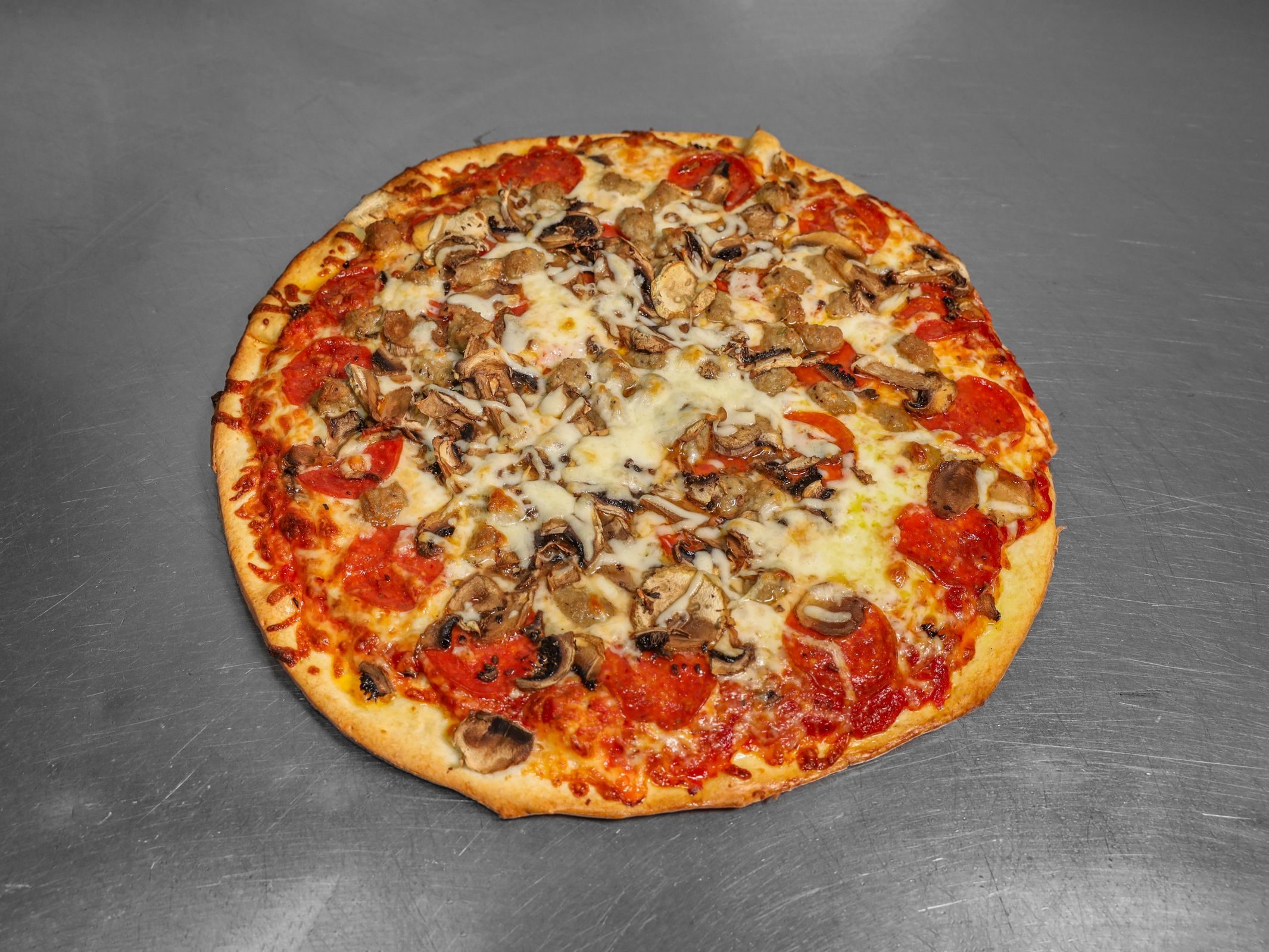 Large Build Your Own 1 Topping Pizza.