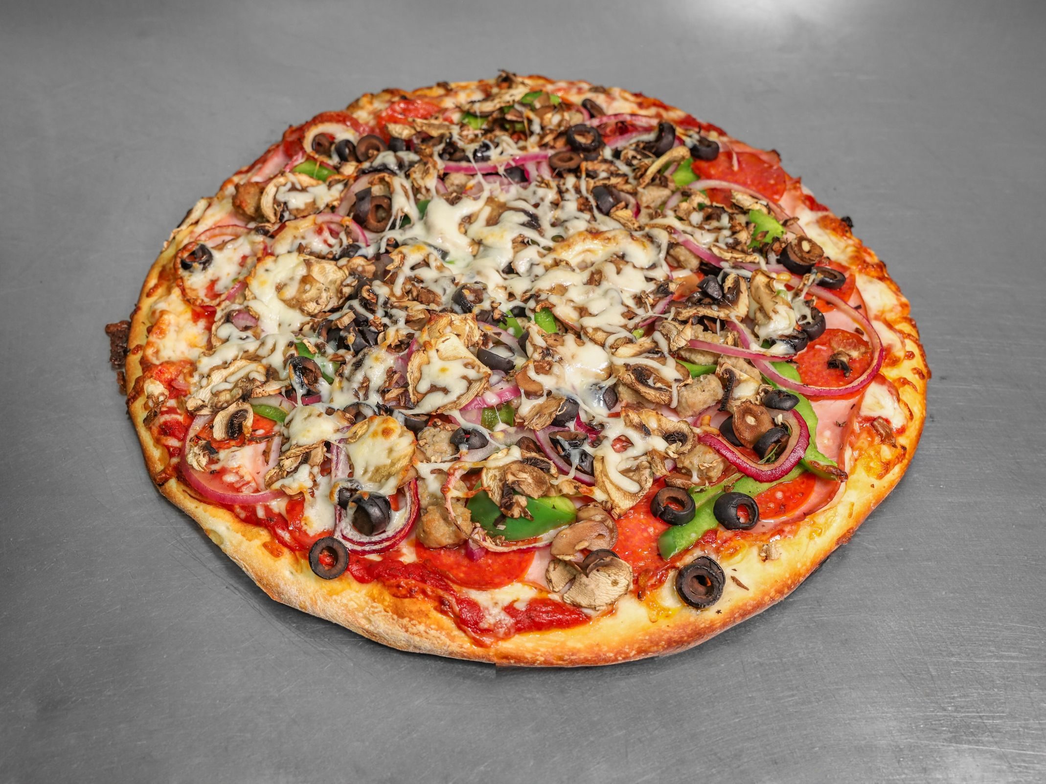 Extra Large Build Your Own 1 Topping Pizza.